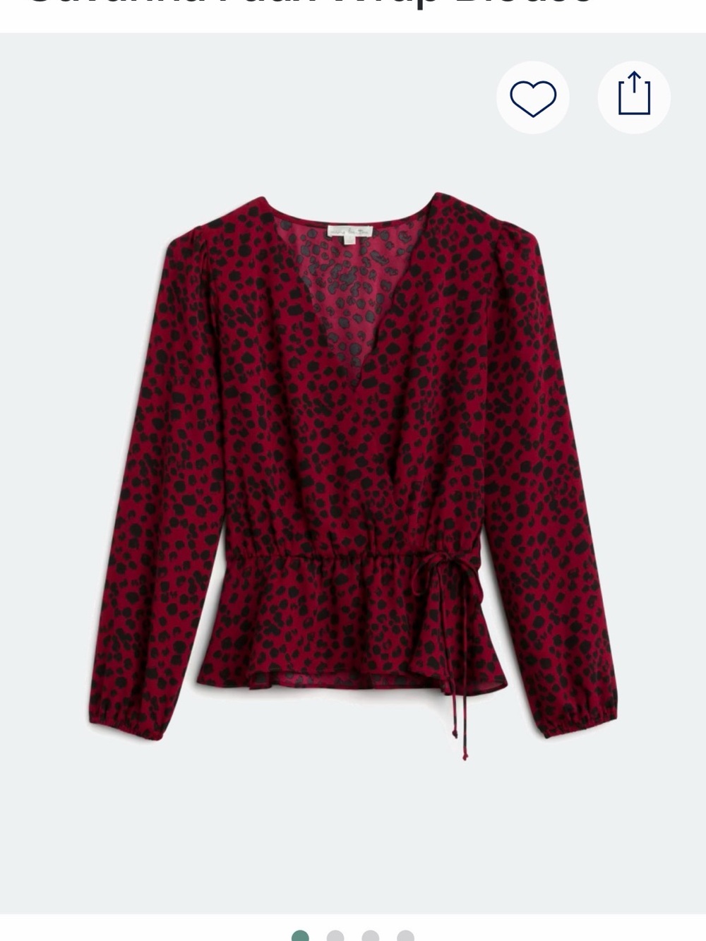 Nind Britton Wrap Front Blouse